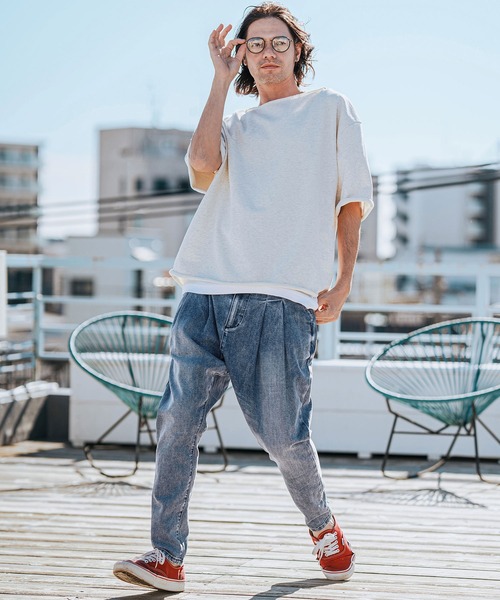 CAMBIO（カンビオ） デニムパンツ L ライトインディゴブルー メンズ