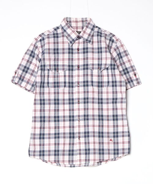 BURBERRY BLACK LABEL（バーバリーブラックレーベル） チェック柄半袖 