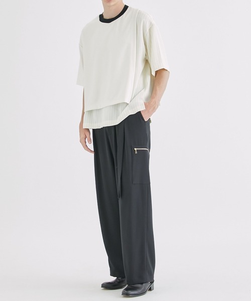 「CULLNI」 半袖Tシャツ 1 グリーン メンズの画像