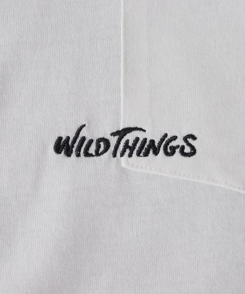 「WILD THINGS」 半袖Tシャツ LARGE ネイビー メンズ_画像2