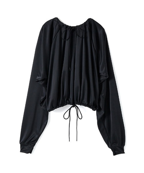 「PERVERZE」 長袖カットソー ONE SIZE ブラック レディース_画像2