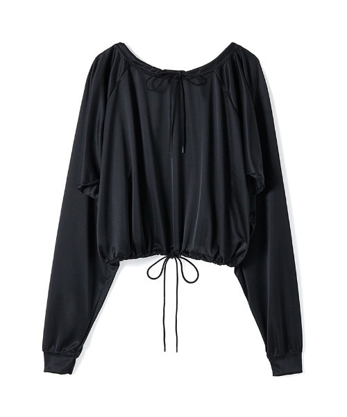 「PERVERZE」 長袖カットソー ONE SIZE ブラック レディース_画像4