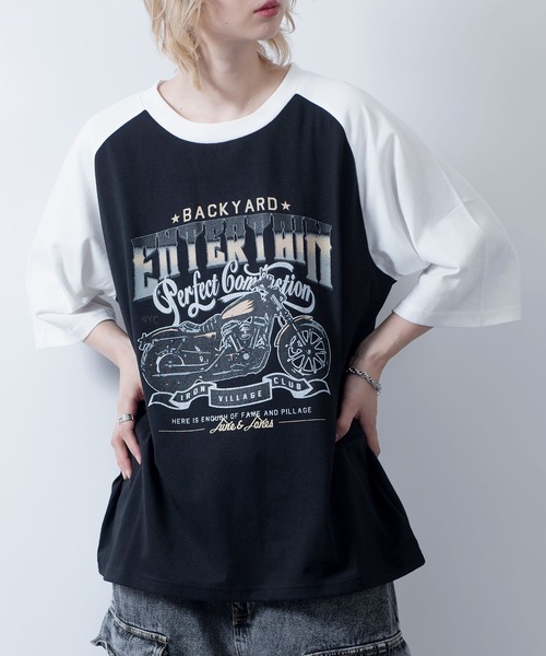 「Starting Over」 「HALHAM」半袖Tシャツ M ブラック系その他3 メンズ_画像7