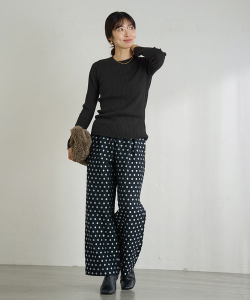 IENA（イエナ） ニット セーター EXメリノリブ クルーネックプル