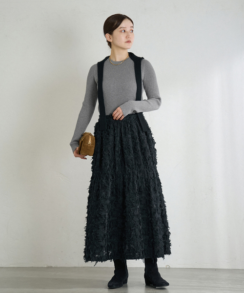 IENA EXメリノリブ クルーネックプルオーバー ニット IENA｜EXメリノリブ クルーネックプルオーバー | Rakuten Fashion(楽天