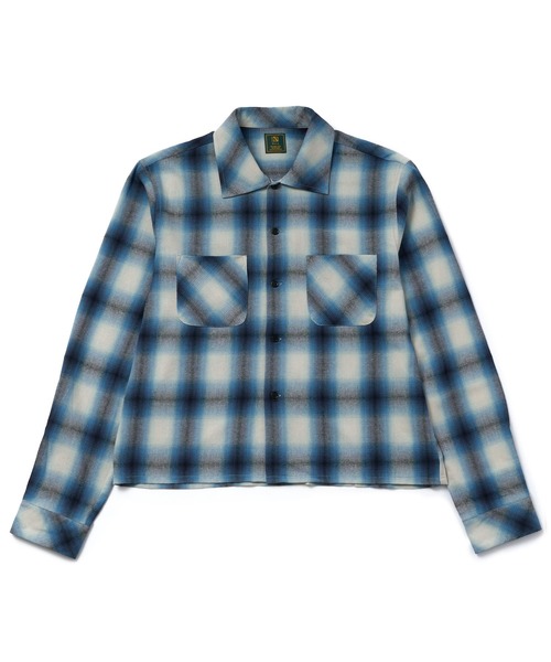 Noen（ノエン） シャツ オンブレチェックシャツ メンズ レディース