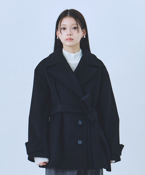 moheita　miumiu ウールコート　Pコート　ショート　新品未使用 UNITED TOKYO（ユナイテッドトウキョウ） ピーコート pコート 「再入荷