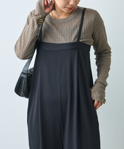 「Jena espace merveilleux」 長袖ニット FREE ブラウン レディース_画像5