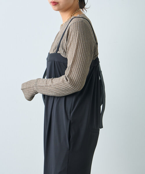 「Jena espace merveilleux」 長袖ニット FREE ブラウン レディース_画像6