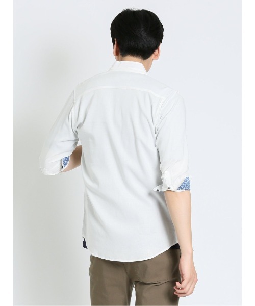 「m.f.editorial」 7分袖シャツ LARGE グリーン系その他 メンズ_画像9