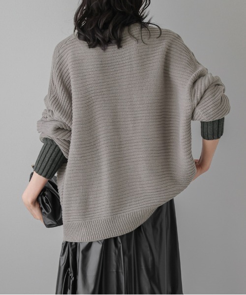 「SUGAR BISKET」 「La-gemme」長袖ニット フリー ブラック レディース_画像6