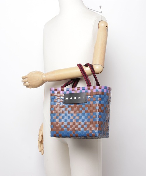 「MARNI MARKET」 かごバッグ FREE ブルー系その他 レディース_画像6