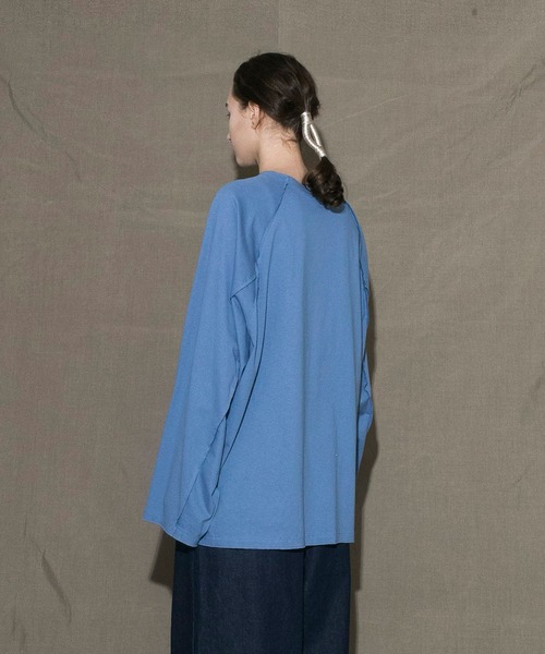 「my beautiful landlet」 長袖Tシャツ 0 オフホワイト メンズ_画像8