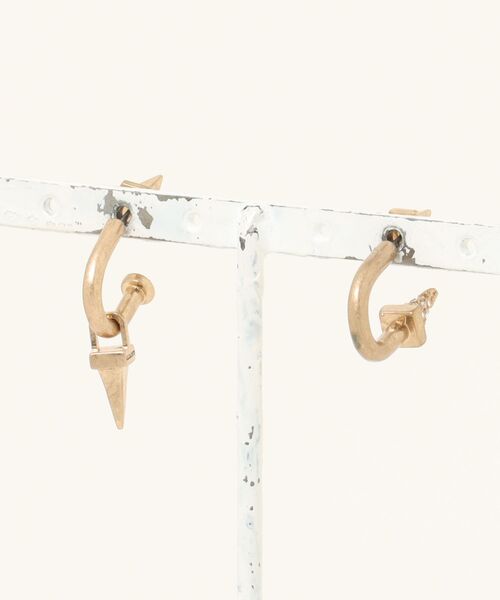 ALLSAINTS（オールセインツ） ピアス LAIO SPIKE FRONT BACK EARRINGS