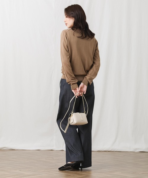 「Gready Brilliant」 「Favori」ニットアンサンブル 38 ブラック×ホワイト レディース_画像7