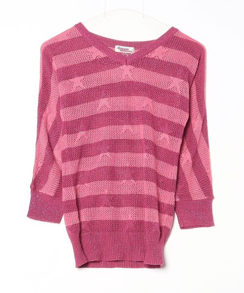 HYSTERIC GLAMOUR（ヒステリックグラマー） 長袖ニット FREE ピンク