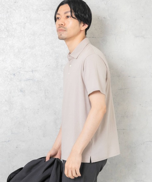 「URBAN RESEARCH ROSSO MEN」 半袖シャツ MEDIUM ネイビー メンズ_画像9