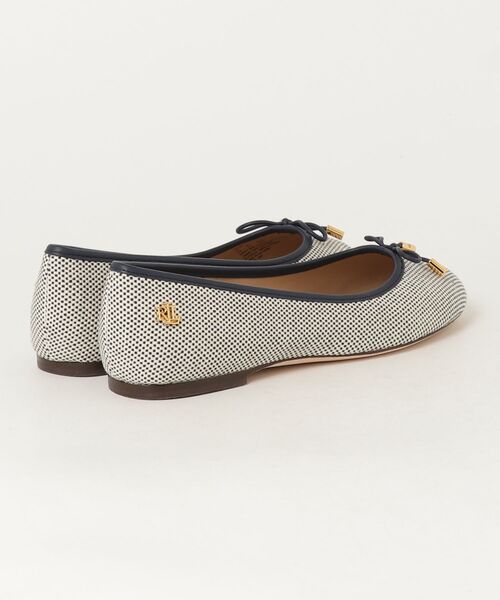 大人気！【Ralph Lauren】Jayna おしゃれフラットシューズ24cm ローレン ラルフローレン R01H Jayna フラットバレエ タン