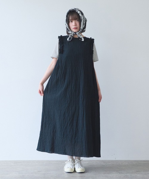 ビュルデサボン　ワンピース bulle de savon（ビュルデサボン） ワンピース レノクロス frill