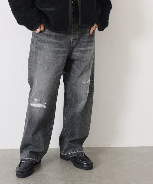 「JOURNAL STANDARD LUXE」 デニムパンツ LARGE グレー レディース