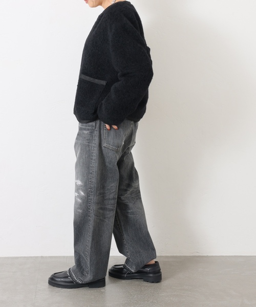「JOURNAL STANDARD LUXE」 デニムパンツ LARGE グレー レディース