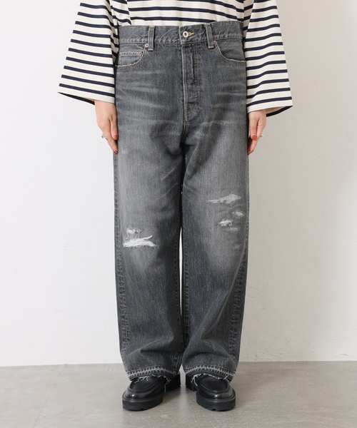 「JOURNAL STANDARD LUXE」 デニムパンツ LARGE グレー レディース