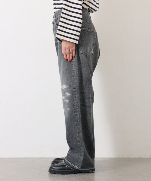 「JOURNAL STANDARD LUXE」 デニムパンツ LARGE グレー レディース