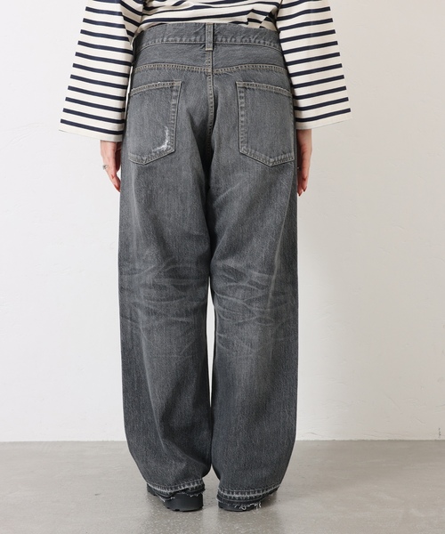 「JOURNAL STANDARD LUXE」 デニムパンツ LARGE グレー レディース