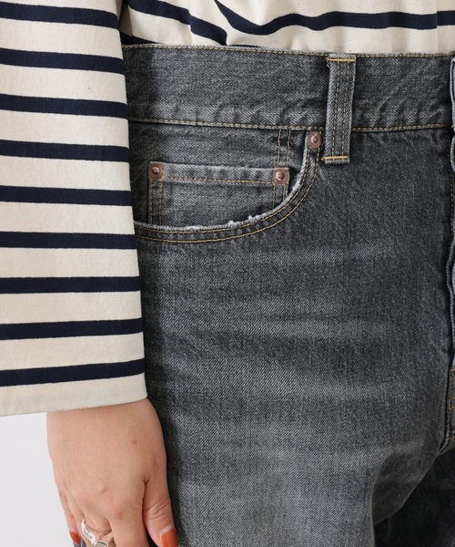「JOURNAL STANDARD LUXE」 デニムパンツ LARGE グレー レディース