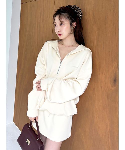 「LILY BROWN」 セットアップ ONE SIZE グレー レディースの画像