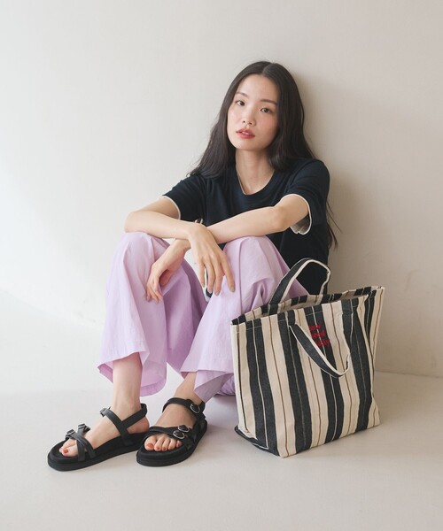 【美品】A.P.C. クロスベルト　バックストラップ　スライドサンダル　BR42 BEAUTY＆YOUTH UNITED ARROWS サンダル ダブルクロス ベルト バック