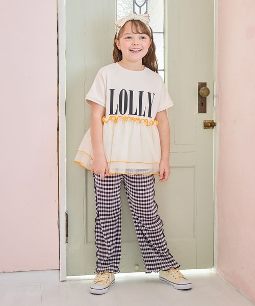 Piet パンツ チェックプリーツパンツ キッズ 子供服 男の子 女の子