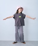 パンツ チェックプリーツパンツ キッズ 子供服...の詳細画像1