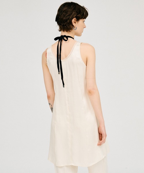 チュニック 「2026Summer Pre-Order」サテンタンクチュニック / Satin Tank Tunicの画像