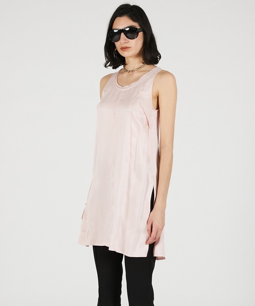 チュニック 「2026Summer Pre-Order」サテンタンクチュニック / Satin Tank Tunicの画像