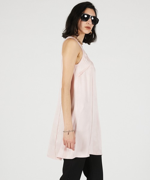 チュニック 「2026Summer Pre-Order」サテンタンクチュニック / Satin Tank Tunicの画像