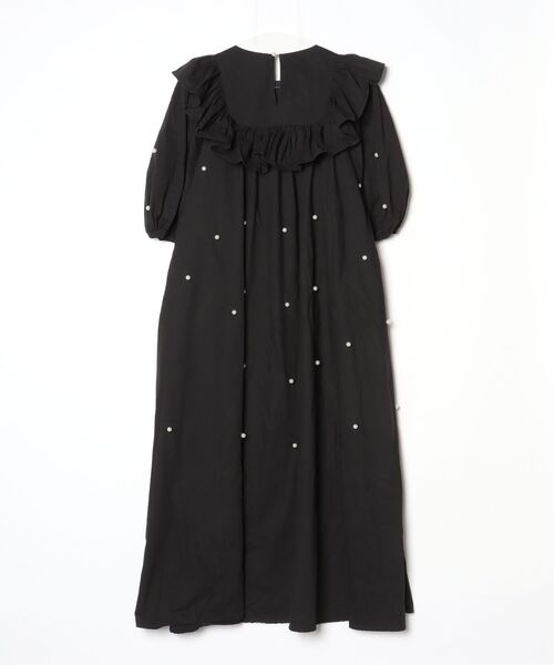 「CAROLINA GLASER」 半袖ワンピース SMALL ブラック レディース_画像2