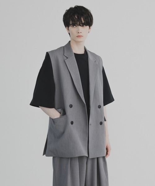 「remer」 ジレ SMALL ブラック メンズ_画像9