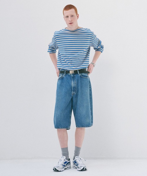 orSlow（オアスロウ） ワイドパンツ ハーフパンツ ジーンズ 短パン