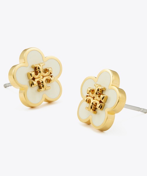 TORY BURCH（トリーバーチ） ピアス（両耳用） ONE SIZE グリーン 
