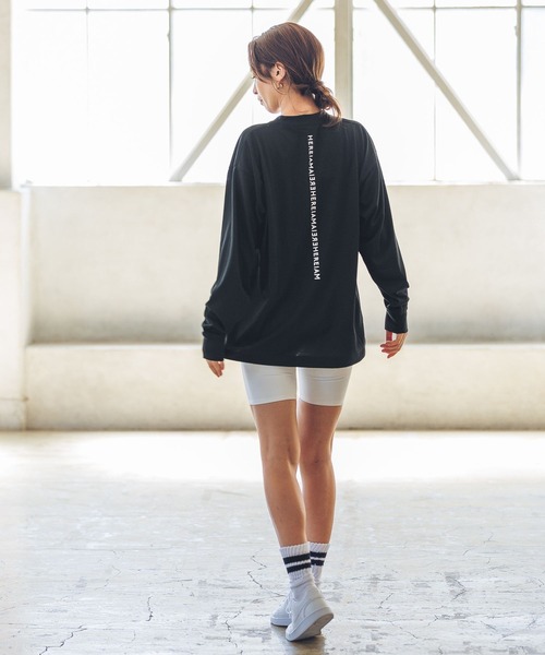 「HEREIAM」 長袖カットソー MEDIUM ホワイト レディース_画像9