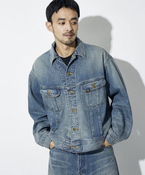 Lee（リー） デニムジャケット MEDIUM ネイビー メンズ : ZOZOTOWN