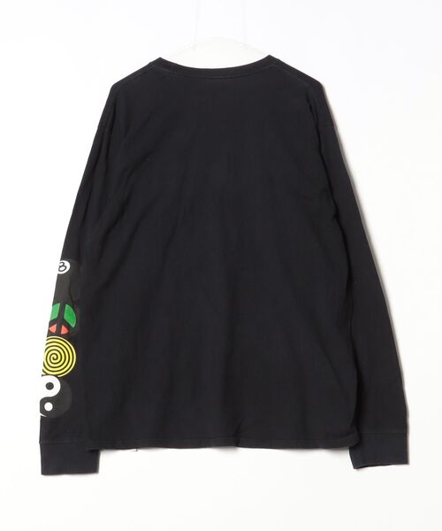STUSSY（ステューシー） ワンポイント長袖Tシャツ L ブラック メンズ