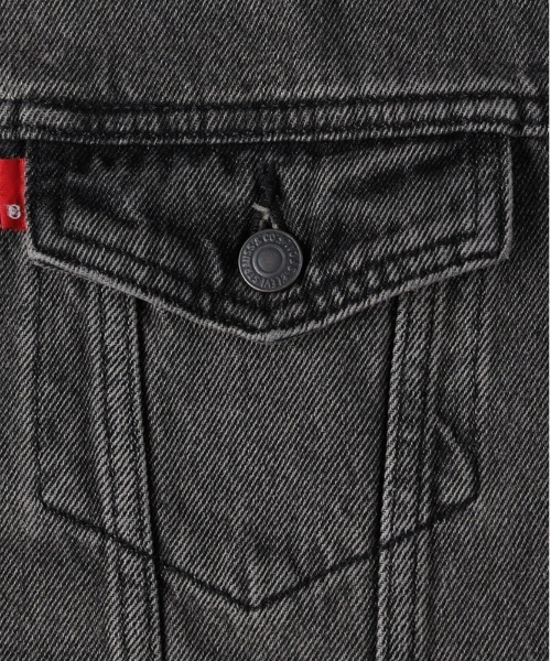 「Levi's」 デニムジャケット S ブラック メンズ_画像5