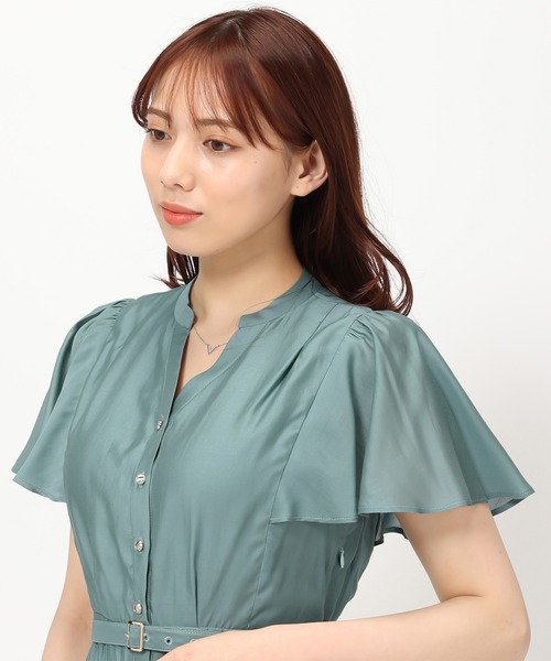 「MISCH MASCH」 ノースリーブワンピース M ブルー レディース_画像8