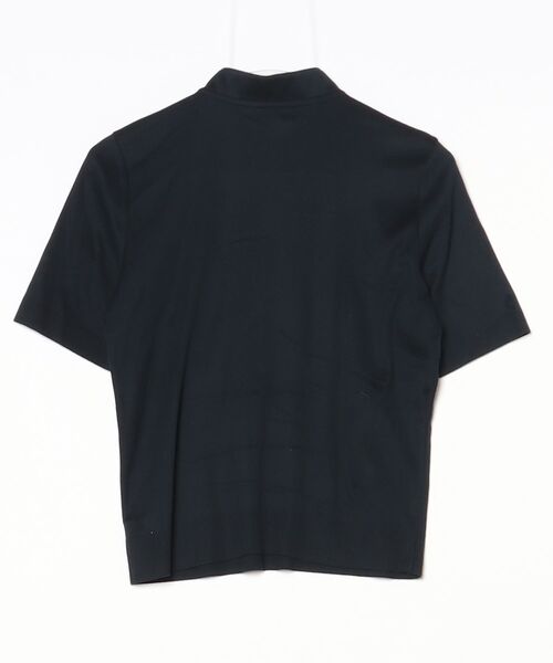 「SCAPA」 半袖ニット 40 ネイビー レディース_画像2