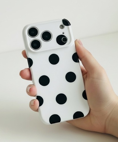 Fun & Daily（ファンアンドデイリー） スマホケース Large Dot iPhone