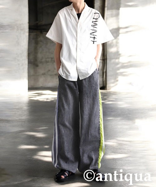 「antiqua」 デニムパンツ LARGE ブルー レディース_画像8