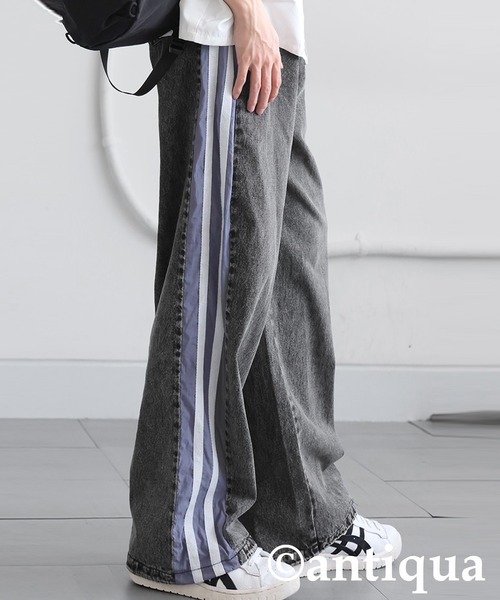 「antiqua」 デニムパンツ LARGE ブルー レディース_画像9