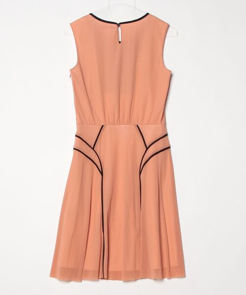 「VIVIENNE TAM」 レースノースリーブワンピース 0 オレンジ レディース_画像2